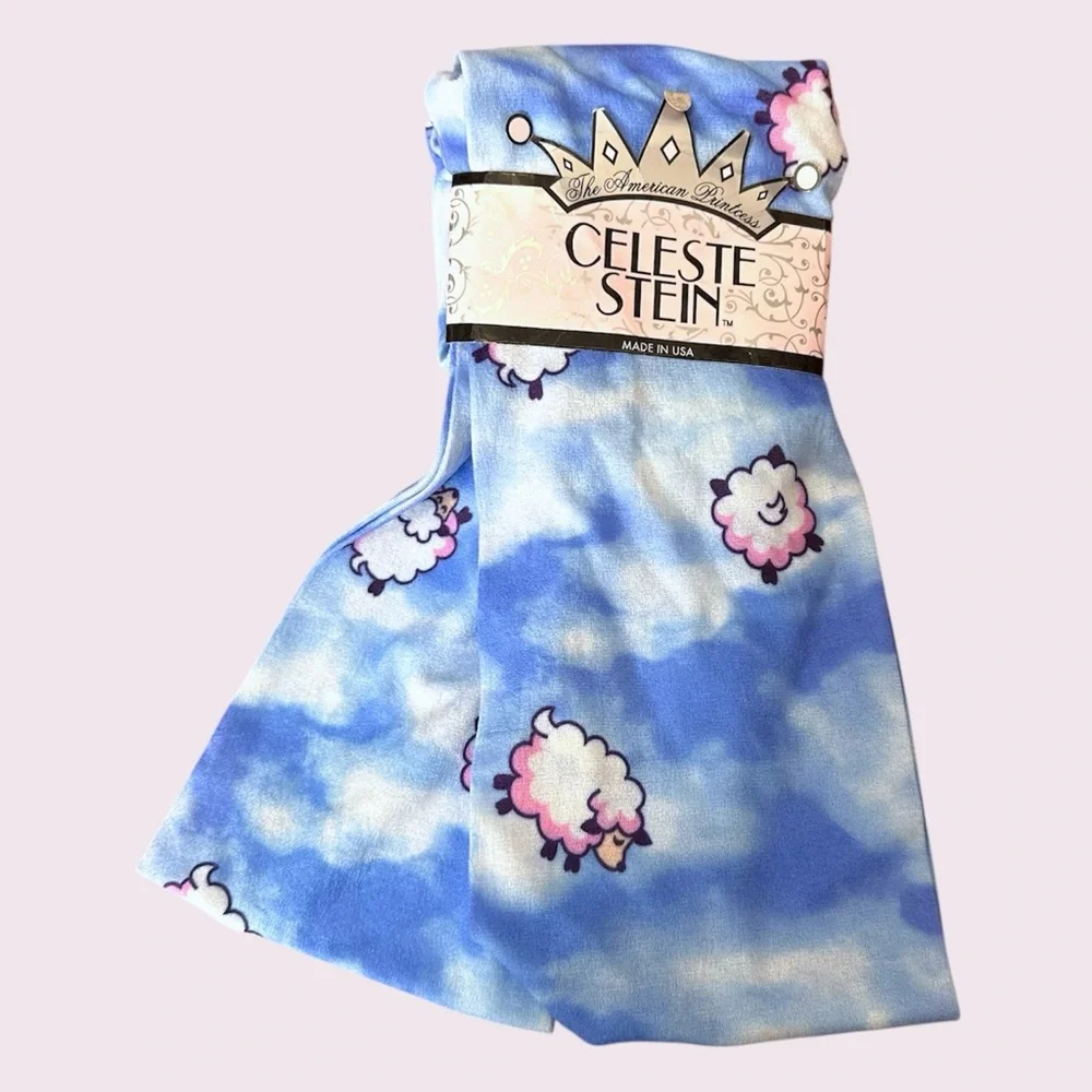 Vintage céleste stein cloud sheep tights